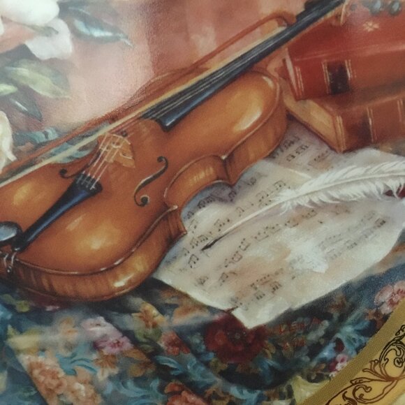 2/$40 Symphonies of the Heart Decorative Plate 'Swan Melody' Lena Liu - Picture 3 of 4